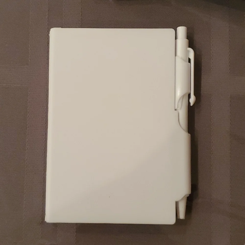 Perfectly Plain notebook with black ink pen 42 pieces